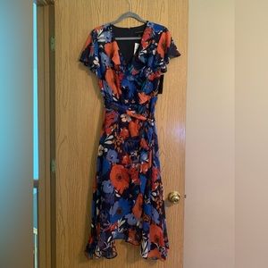Lane Bryant Floral Midi Dress Size 14 NWT